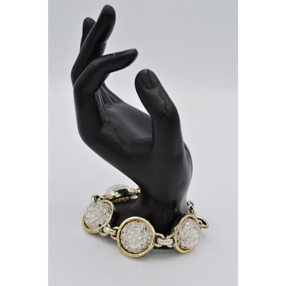 Edouard Rambaud Vintage Set Clip On Earrings Rock Candy Earrings Bracelet BinZ - Picture 8 of 12